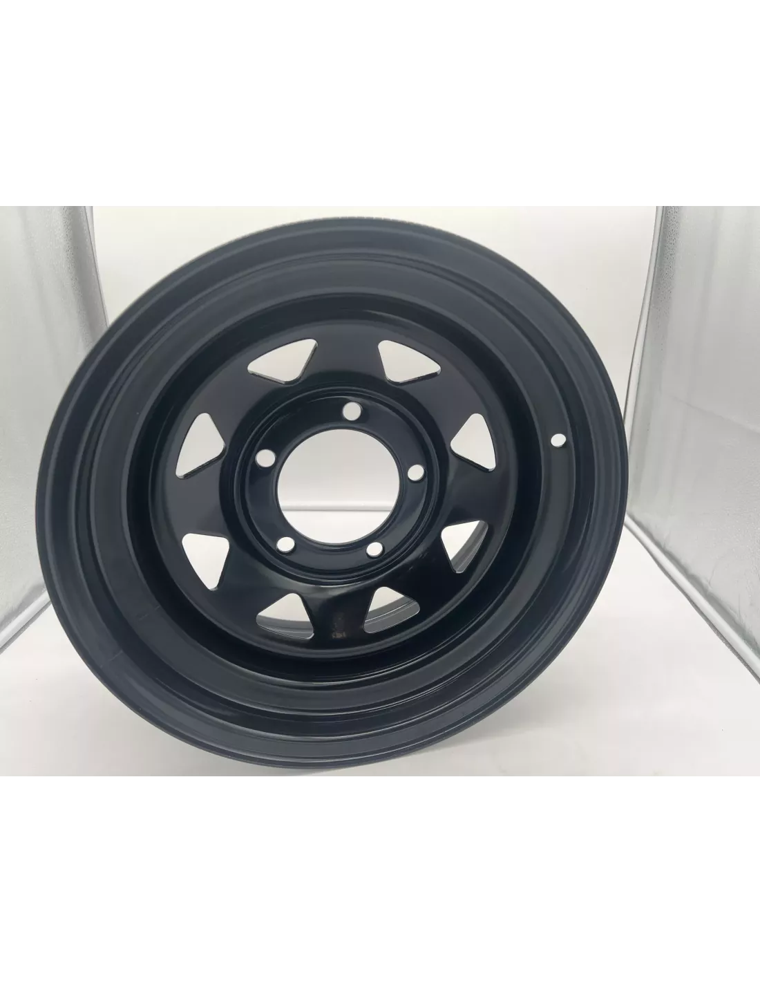Jante acier Triangular noire 7X15 5x139.7 Suzuki Jimny & Samurai