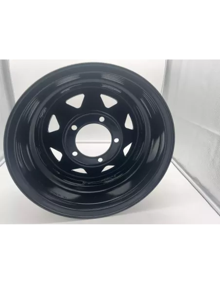Jante acier Triangular noire 7X15 5x139.7 Suzuki Jimny & Samurai