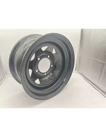 Jante acier Triangular noire 7X15 5x139.7 Suzuki Jimny & Samurai