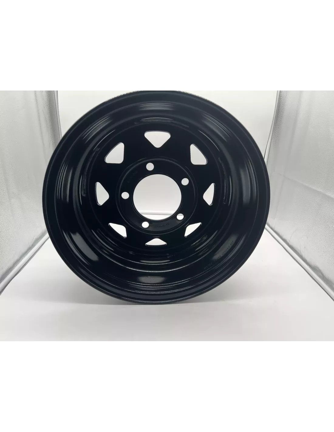 Jante acier Triangular noire 7X16 5x150 Toyota HZJ78 HZJ79