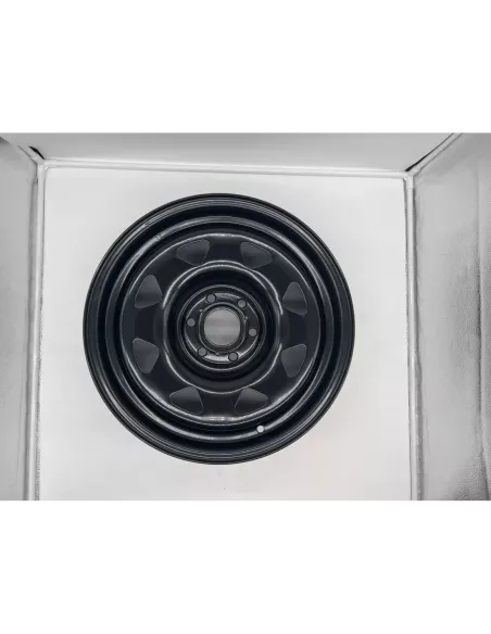 Jante acier Triangular noire 7x16 6x114.3 Nissan Navara D40 D23