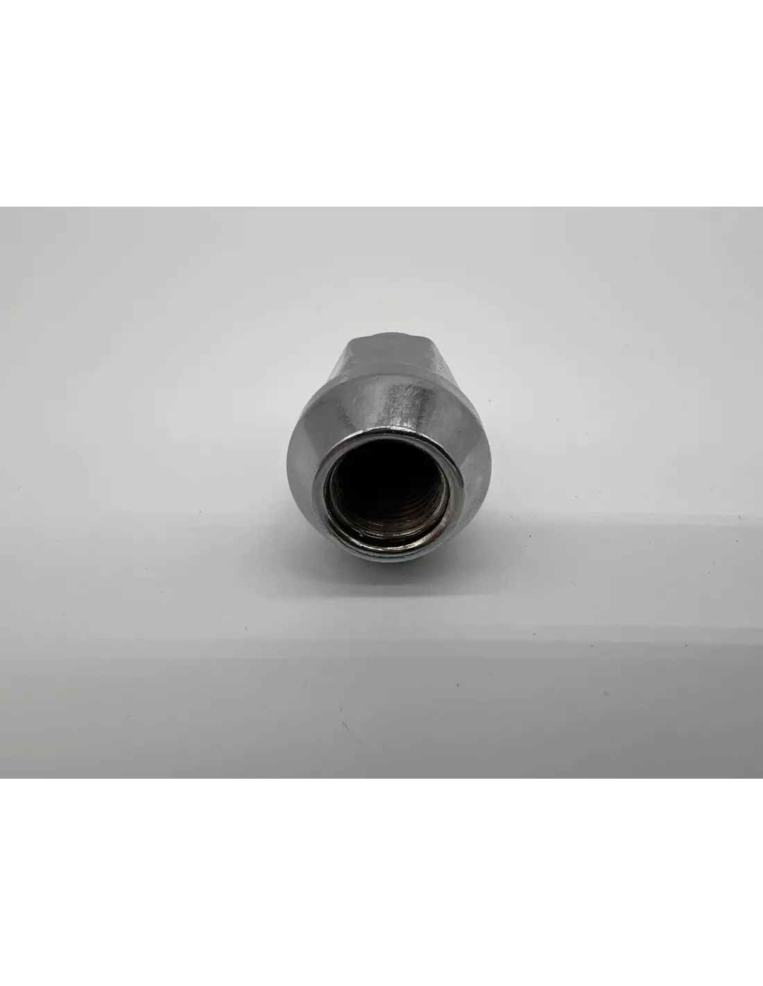 Ecrou de roue chromé 1-2” - Hex 19mm - Cône 60° - L35mm