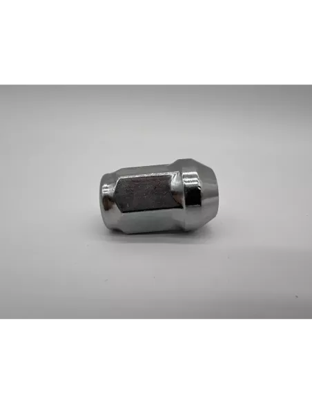 Ecrou de roue chromé 1-2” - Hex 19mm - Cône 60° - L35mm