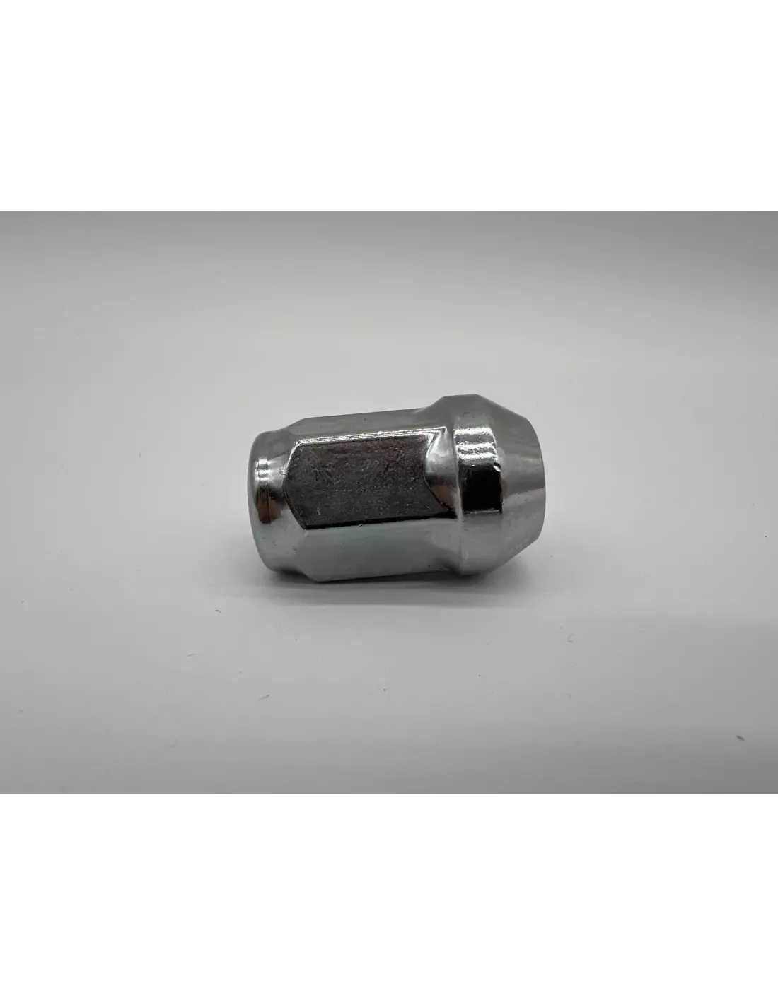 Ecrou de roue chromé 1-2” - Hex 19mm - Cône 60° - L35mm