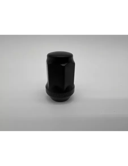 Ecrou de roue noir 1-2 - Hex 19mm - Cône 60° - L35mm