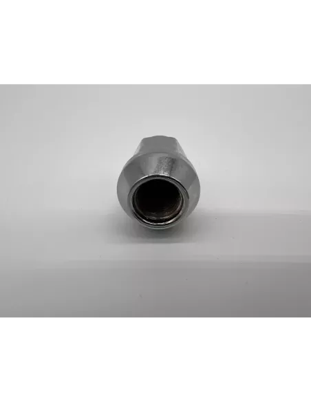Ecrou de roue chromé 12x125 - Hex 19mm - Cône 60° - L35mm