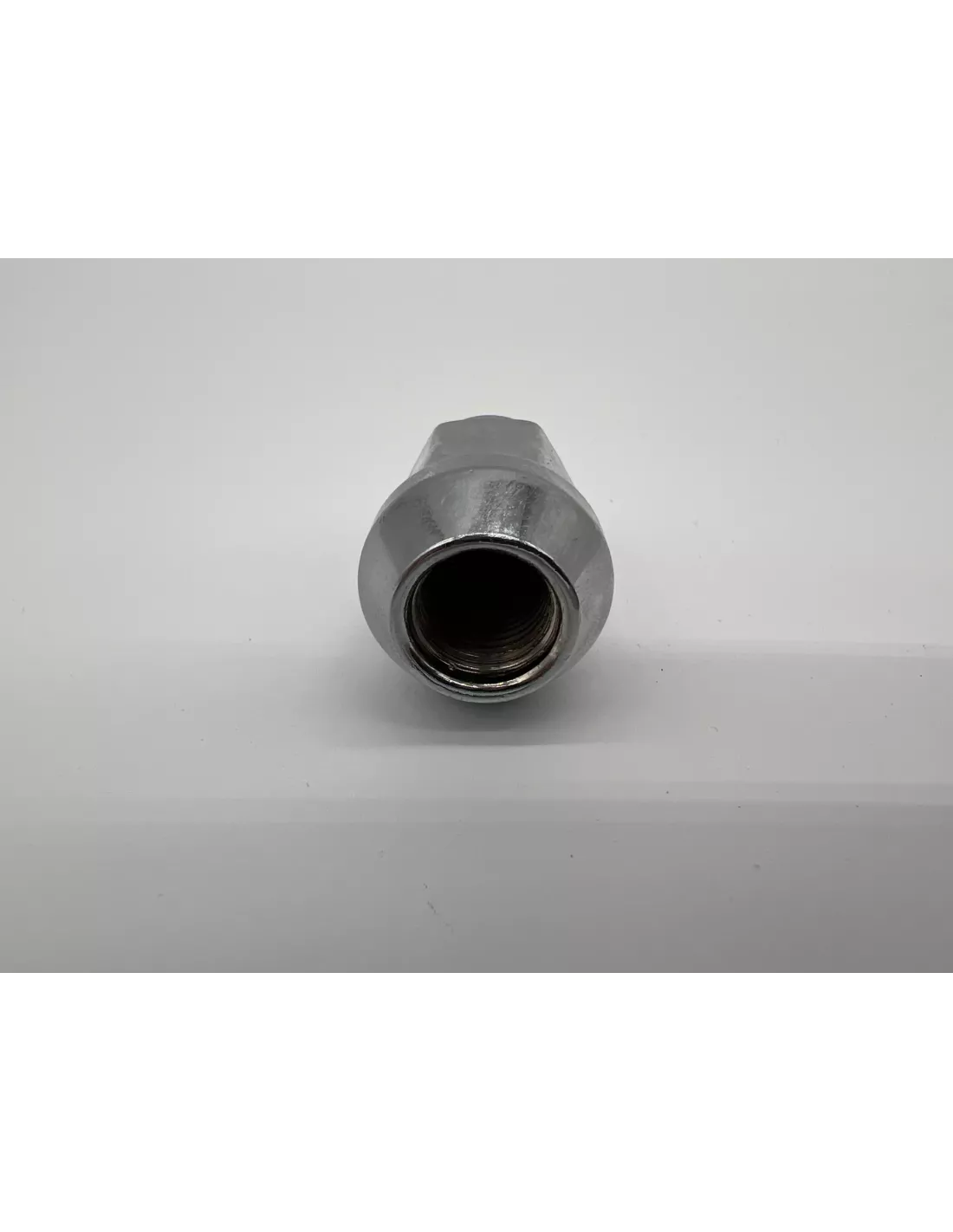 Ecrou de roue chromé 12x125 - Hex 19mm - Cône 60° - L35mm