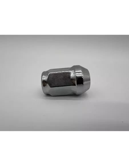 Ecrou de roue chromé 12x125 - Hex 19mm - Cône 60° - L35mm