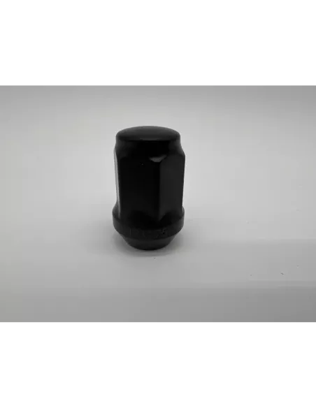Ecrou de roue noir 12x125 - Hex 19mm - Cône 60° - L35mm