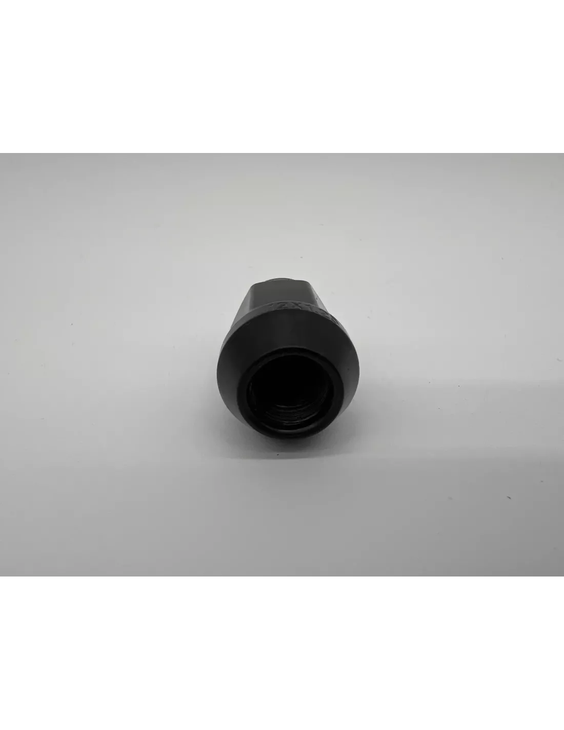 Ecrou de roue noir 12x125 - Hex 19mm - Cône 60° - L35mm