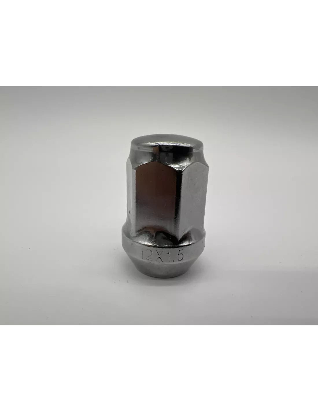 Ecrou de roue chromé 12x150 - Hex 19mm - Cône 60° - L35mm