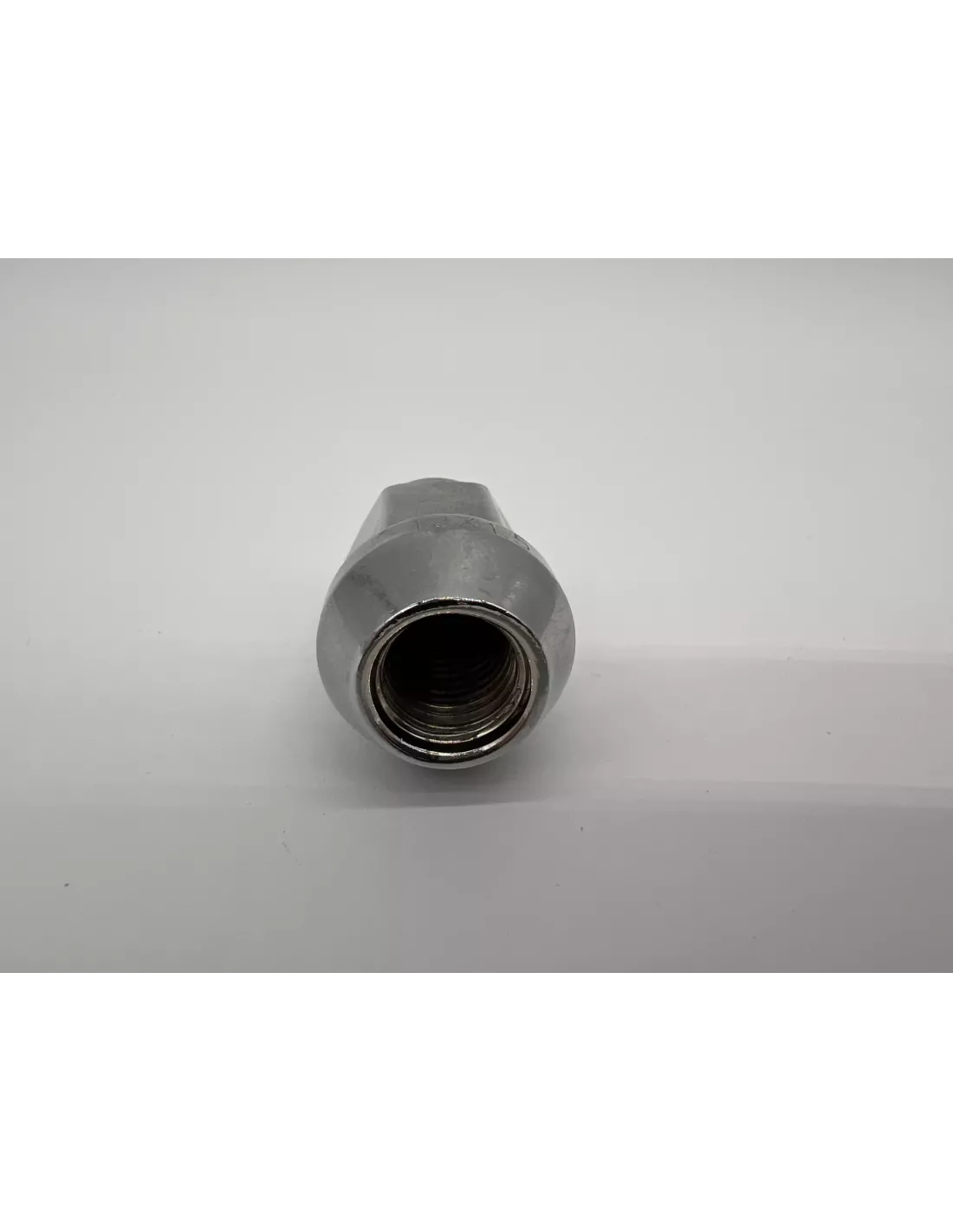 Ecrou de roue chromé 12x150 - Hex 19mm - Cône 60° - L35mm