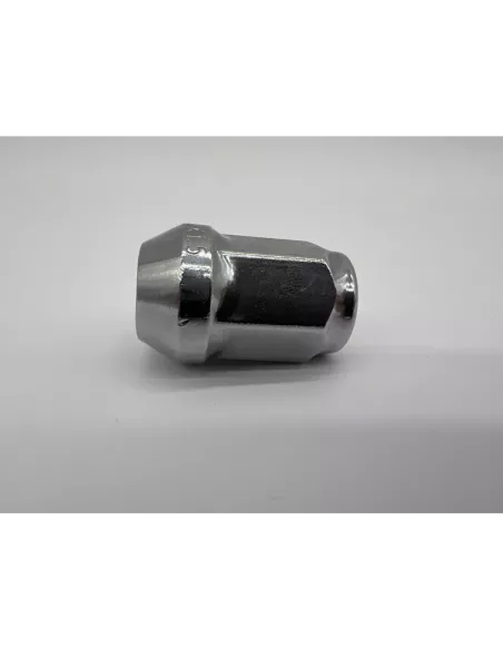 Ecrou de roue chromé 12x150 - Hex 19mm - Cône 60° - L35mm