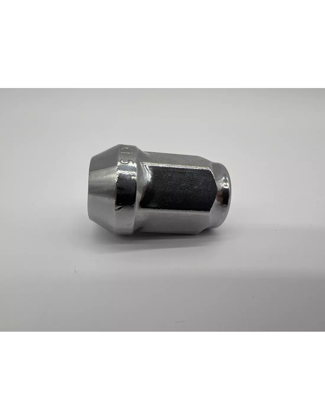 Ecrou de roue chromé 12x150 - Hex 19mm - Cône 60° - L35mm