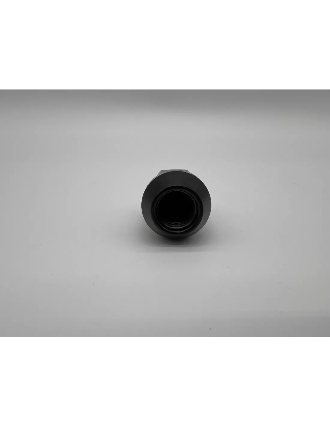 Ecrou de roue noir 12x150 - Hex 19mm - Cône 60° - L35mm