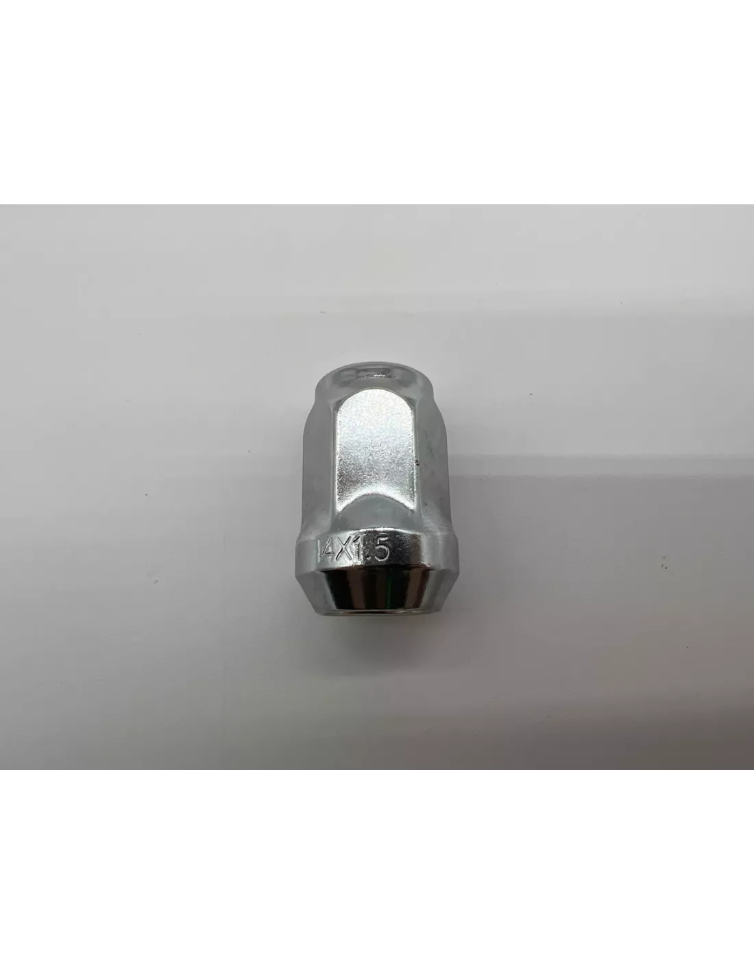 Ecrou de roue chromé 14x150 - Hex 19mm - Cône 60° - L35mm