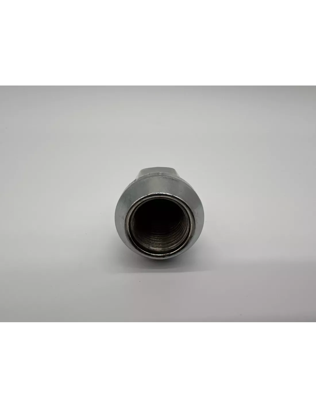 Ecrou de roue chromé 14x150 - Hex 19mm - Cône 60° - L35mm