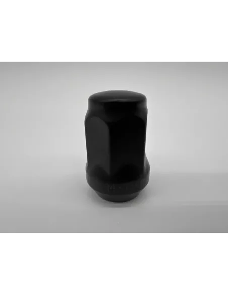 Ecrou de roue noir 14x150 - Hex 19mm - Cône 60° - L35mm