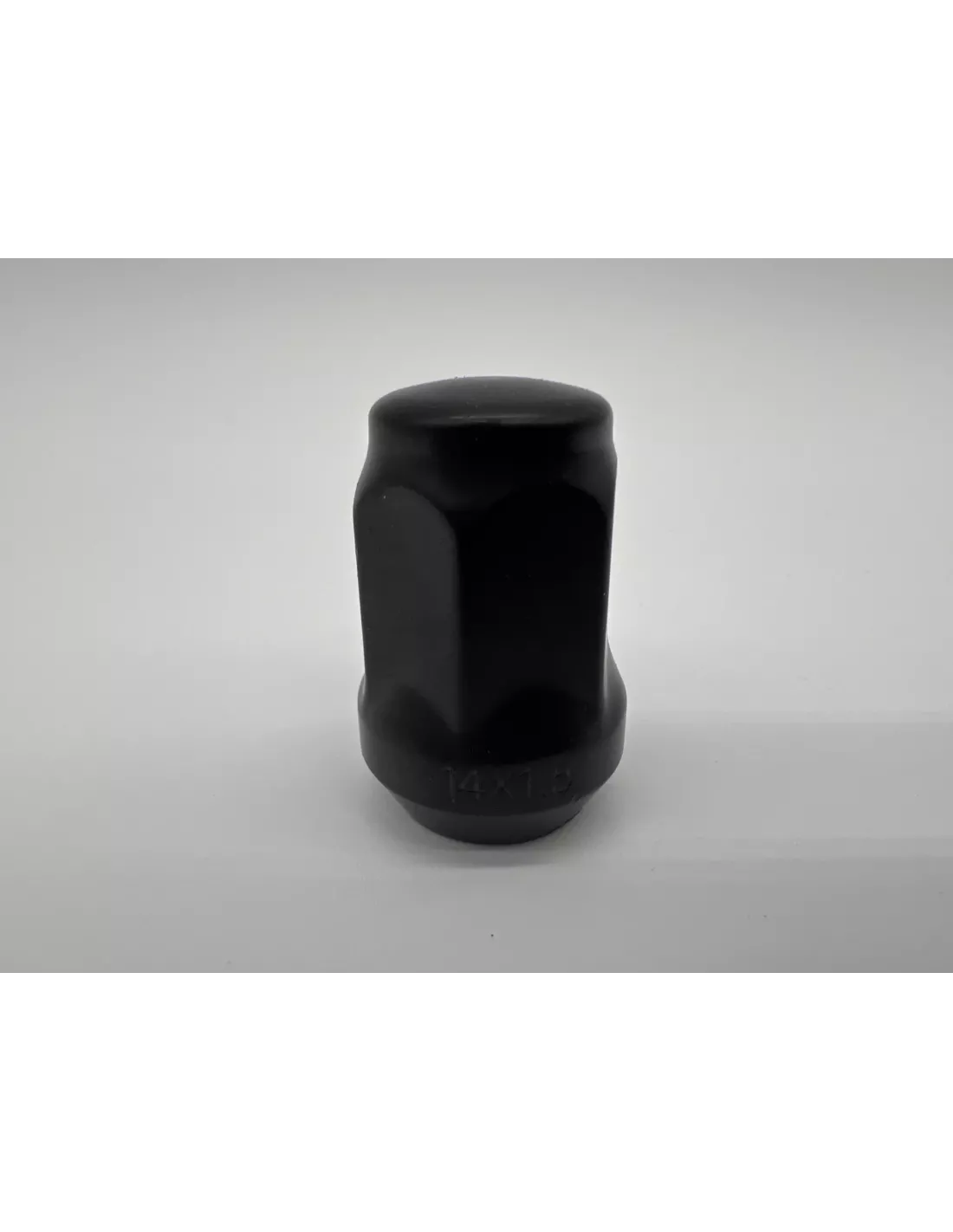 Ecrou de roue noir 14x150 - Hex 19mm - Cône 60° - L35mm