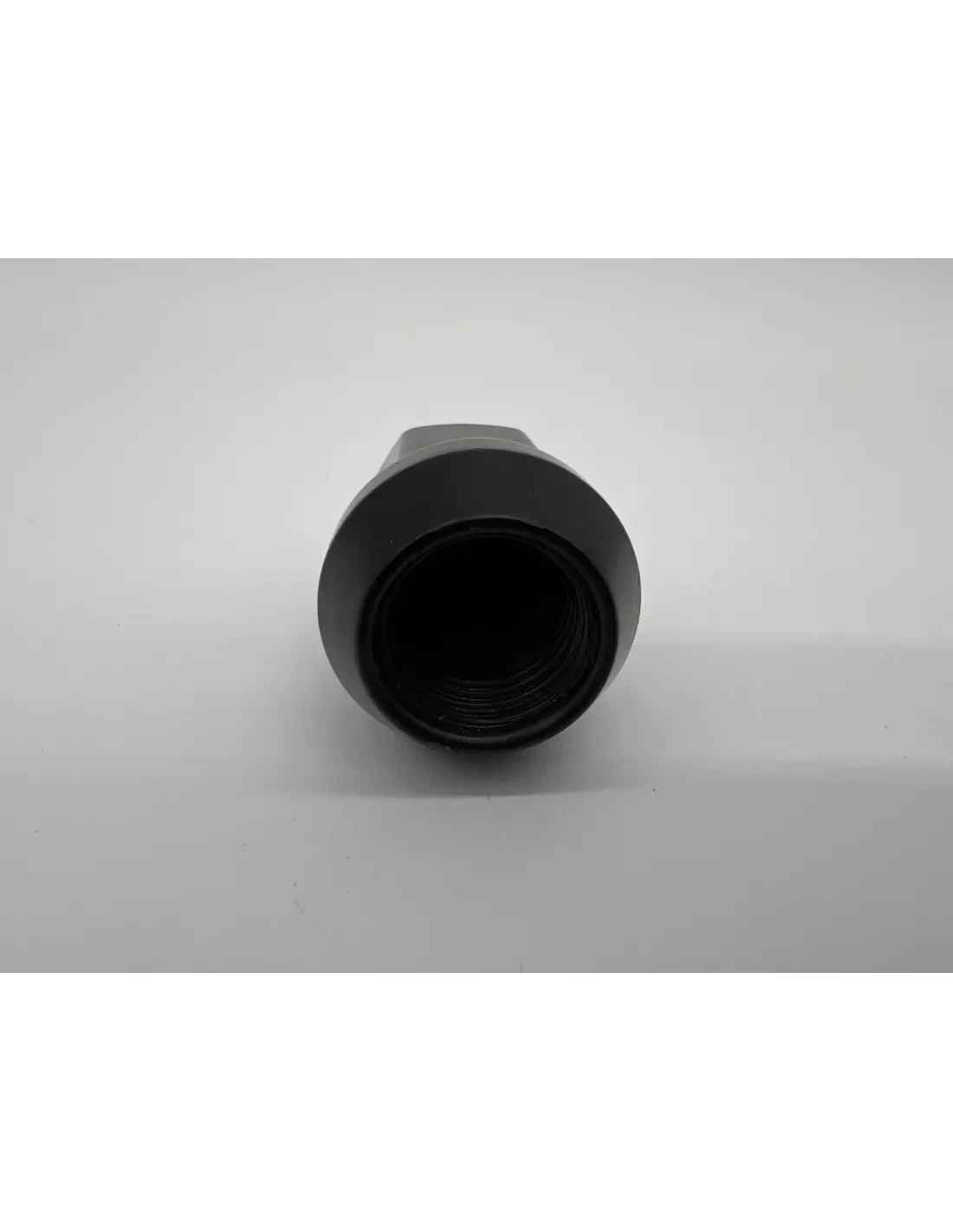 Ecrou de roue noir 14x150 - Hex 19mm - Cône 60° - L35mm