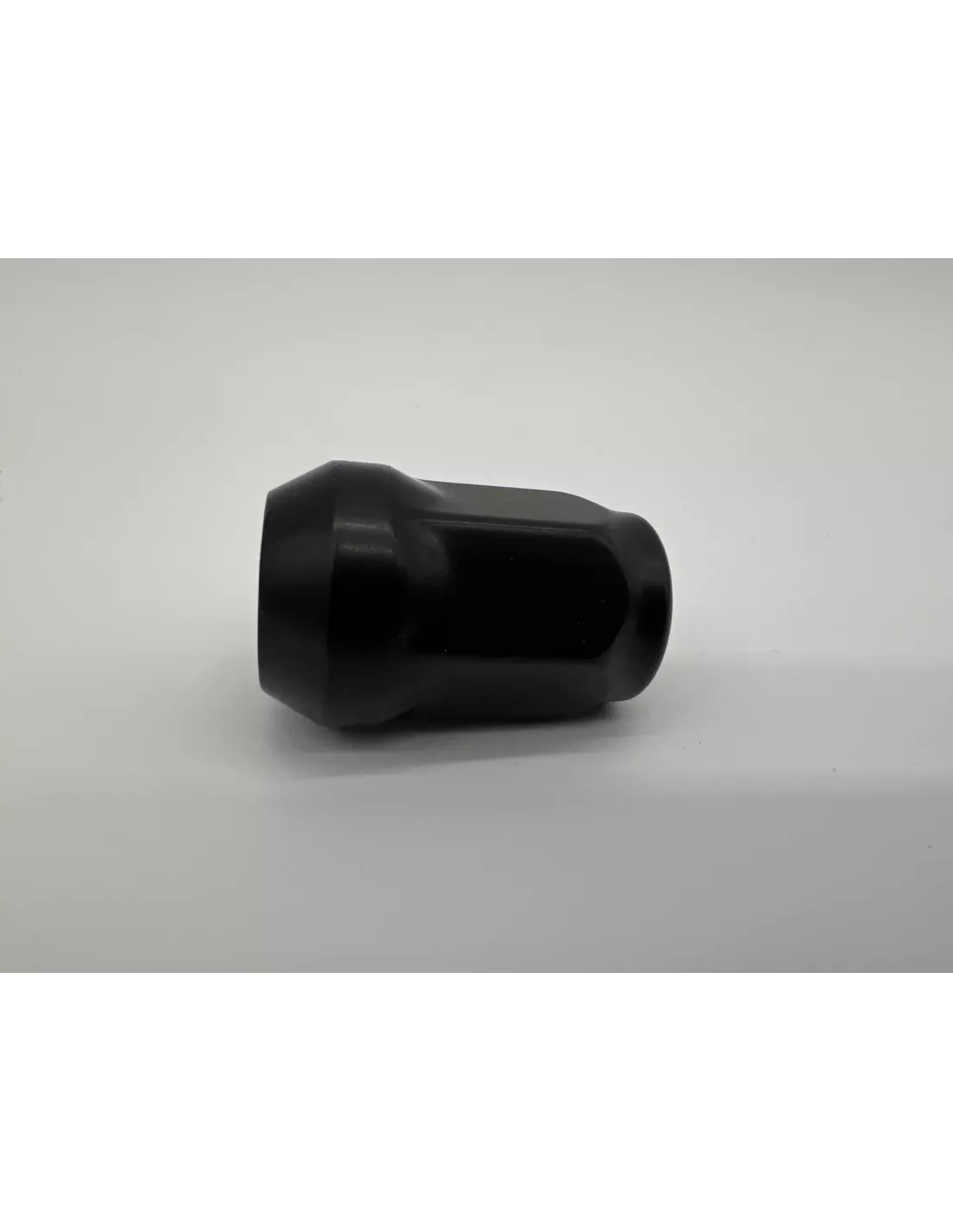 Ecrou de roue noir 14x150 - Hex 19mm - Cône 60° - L35mm