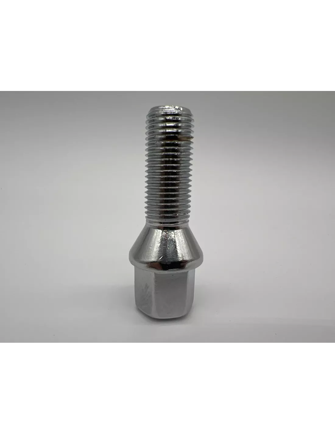 Goujon de roue chromé 14x150 - Hex 17mm - Cône 60° - L33mm