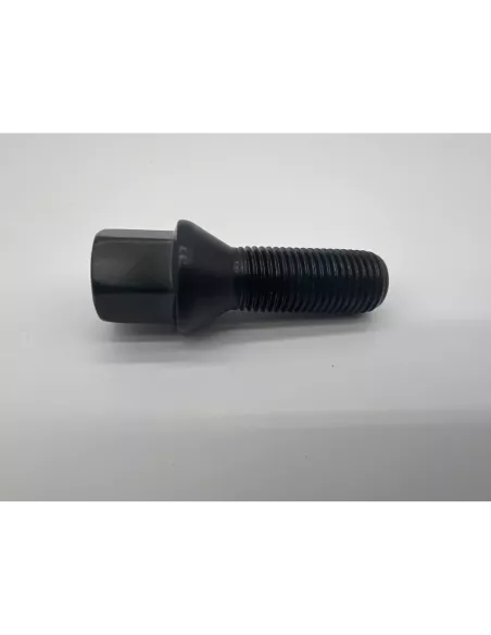 Goujon de roue noir 14x150 - Hex 17mm - Cône 60° - L33mm