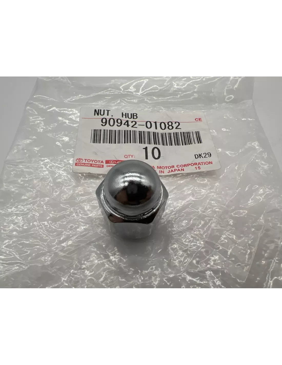 Ecrou de roue portée conique 12x150 Hilux jante acier OEM TOYOTA -