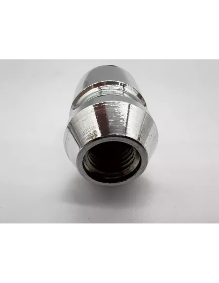 Lot de 5 écrous de roue antivol chromés 12x150 - Cône 60° DTC PARTS -