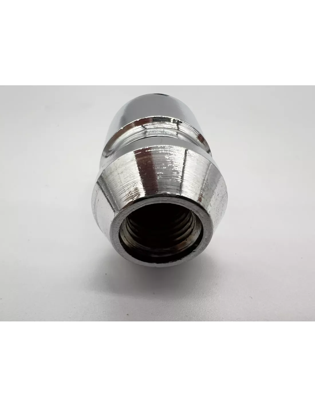 Lot de 5 écrous de roue antivol chromés 12x150 - Cône 60° DTC PARTS -