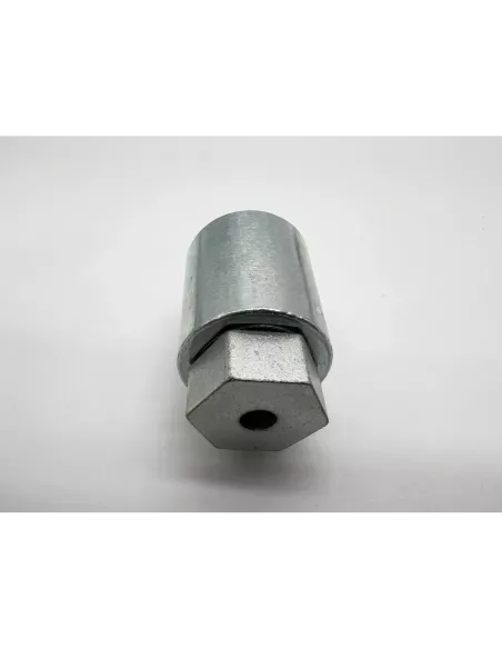 Lot de 5 écrous de roue antivol chromés 12x150 - Cône 60° DTC PARTS -