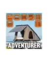 Pack Aventure - Tente de toit Alu-Cab LT-50 Lightweight Noire ALU CAB
