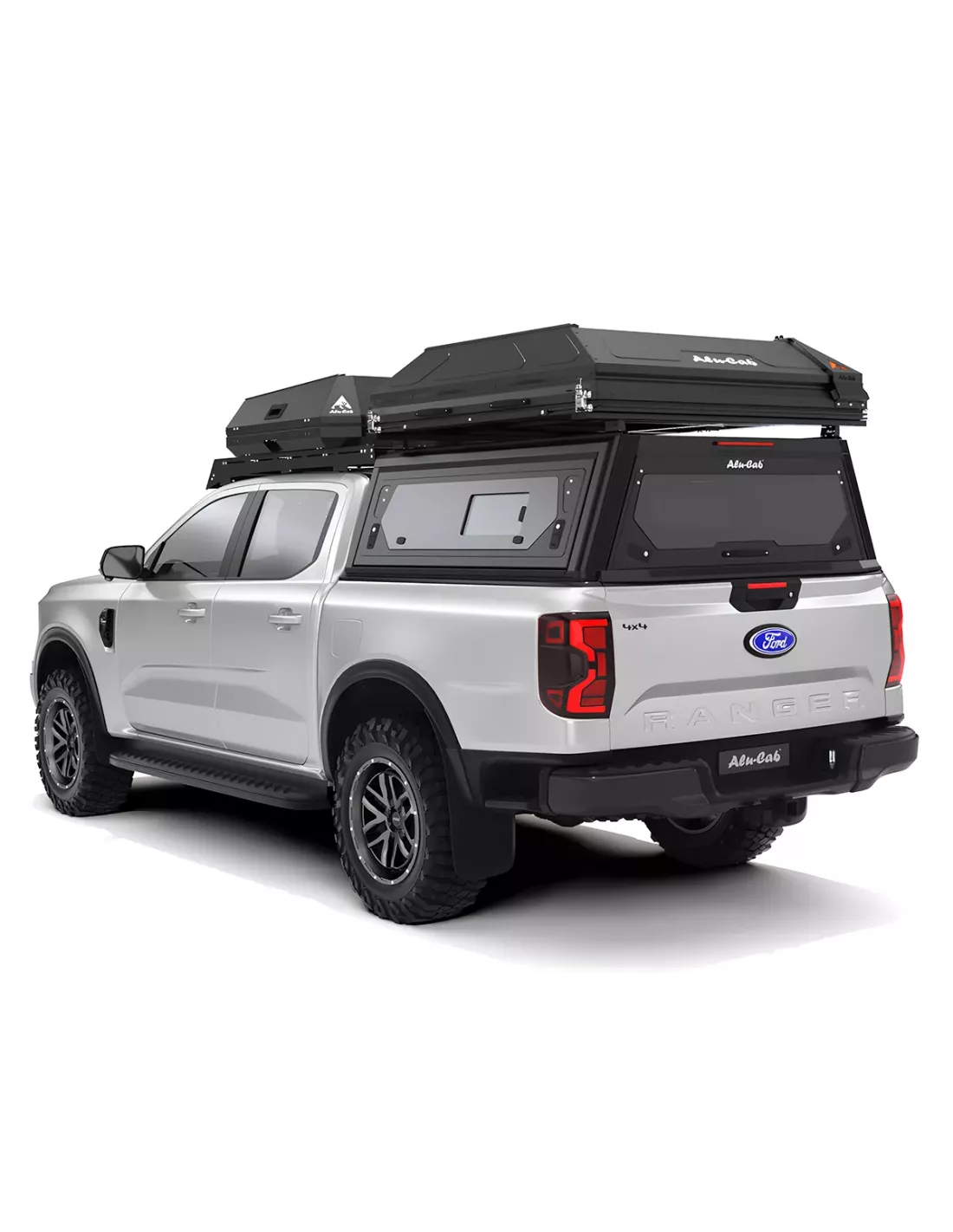 Tente de toit Alu-Cab noire RT-2S ALU CAB - accessoire 4x4
