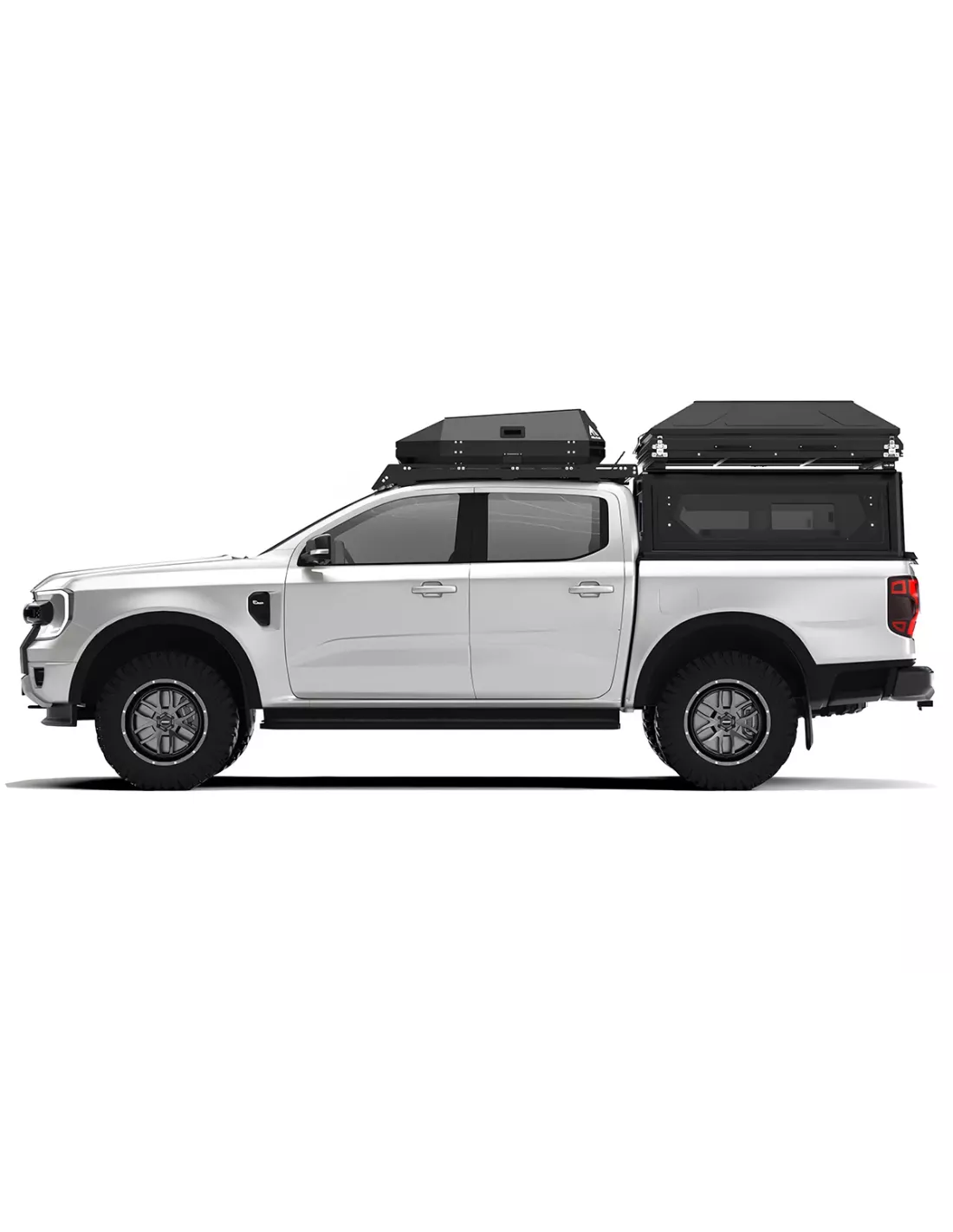 Tente de toit Alu-Cab noire RT-2S ALU CAB - accessoire 4x4