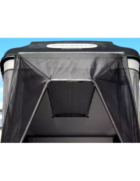 Avancée protection pluie et soleil pour tente de toit Space M JAMES