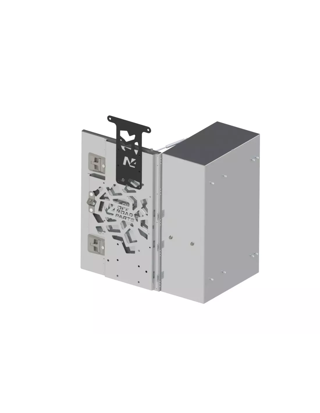 Support de plaques à sable Maxtrax sur coffre N4-GAEC150