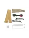 ARB ALUM AWN W/LIGHT 2500 BLK INCLUDES LIGHT INSTALLED-BLACK ARB -