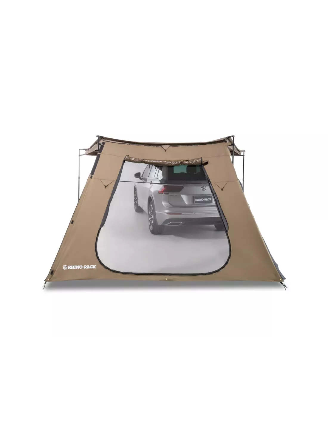 Extension trapézoïdale avec porte pour auvent RHINO RACK 33400