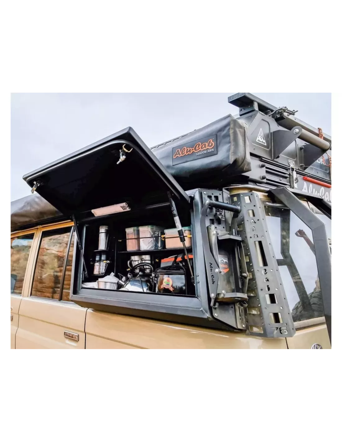 Kit cuisine pour coffre de rangement latéral droit Toyota Land