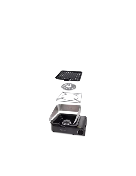 Barbecue à gaz compact avec plaque Cadac Van Cook FFD BBQ Plate CADAC