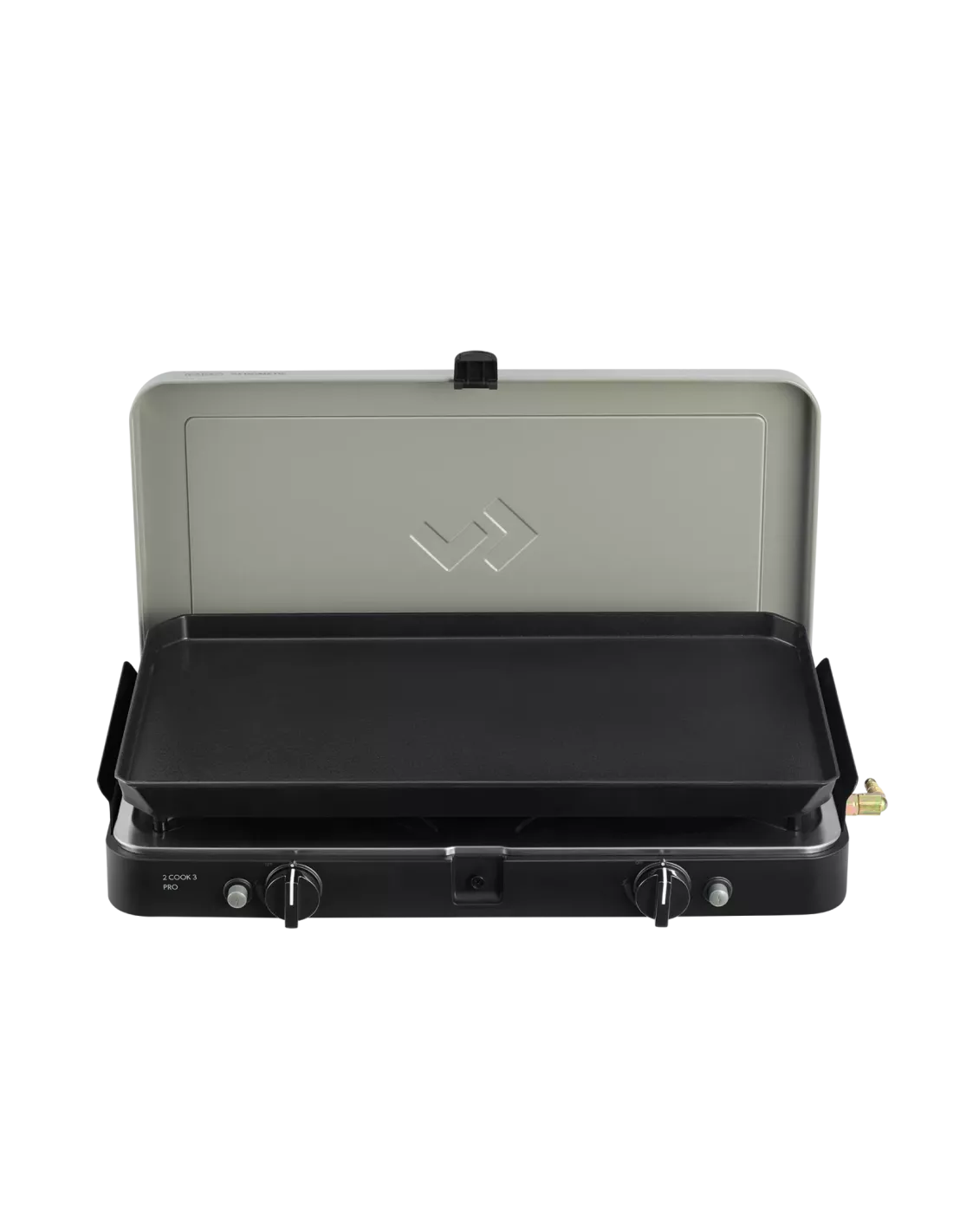 Réchaud portable à gaz 2 brûleurs avec Plancha Cadac 2 Cook 3 Pro