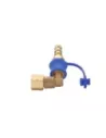 Couplage rapide coudé rotatif CADAC pour tuyau gaz 8 mm CADAC -