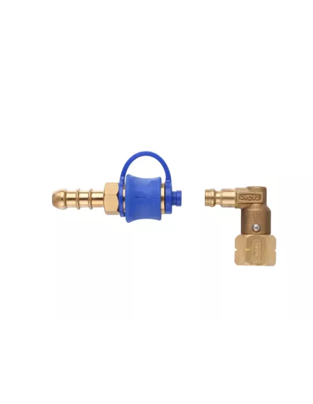 Couplage rapide coudé rotatif CADAC pour tuyau gaz 8 mm CADAC -