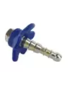 Tétine de gaz CADAC avec volant pour tuyau gaz 1/4” main gauche CADAC