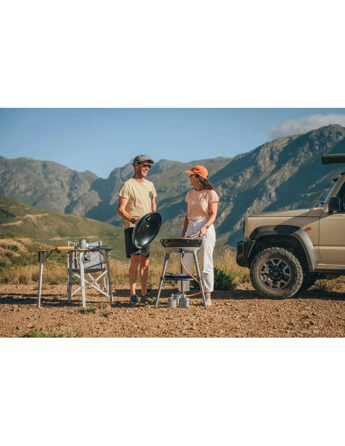 Barbecue gaz Cadac Carri Chef 50 BBQ 2 Plancha CADAC - accessoire 4x4