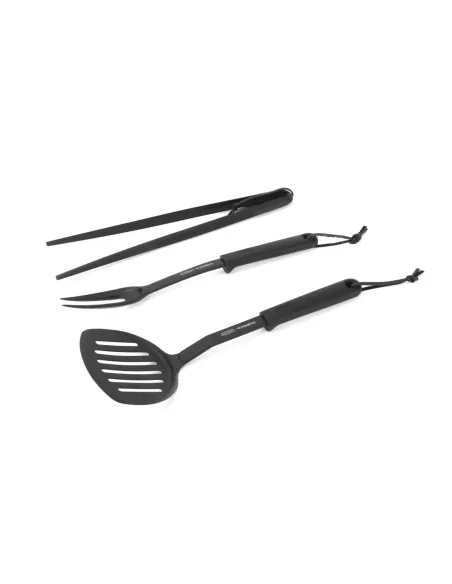 Set ustensiles BBQ CADAC - spatule pince et fourchette CADAC -