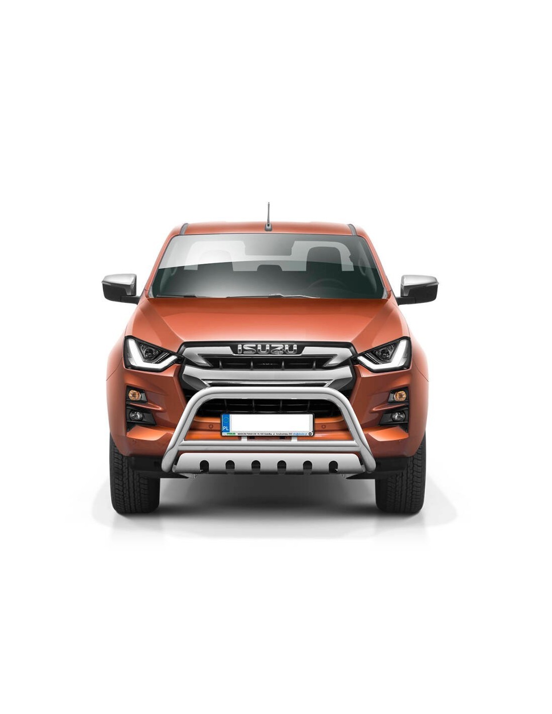 Pare buffle avec plaque de protection pour Isuzu D-Max