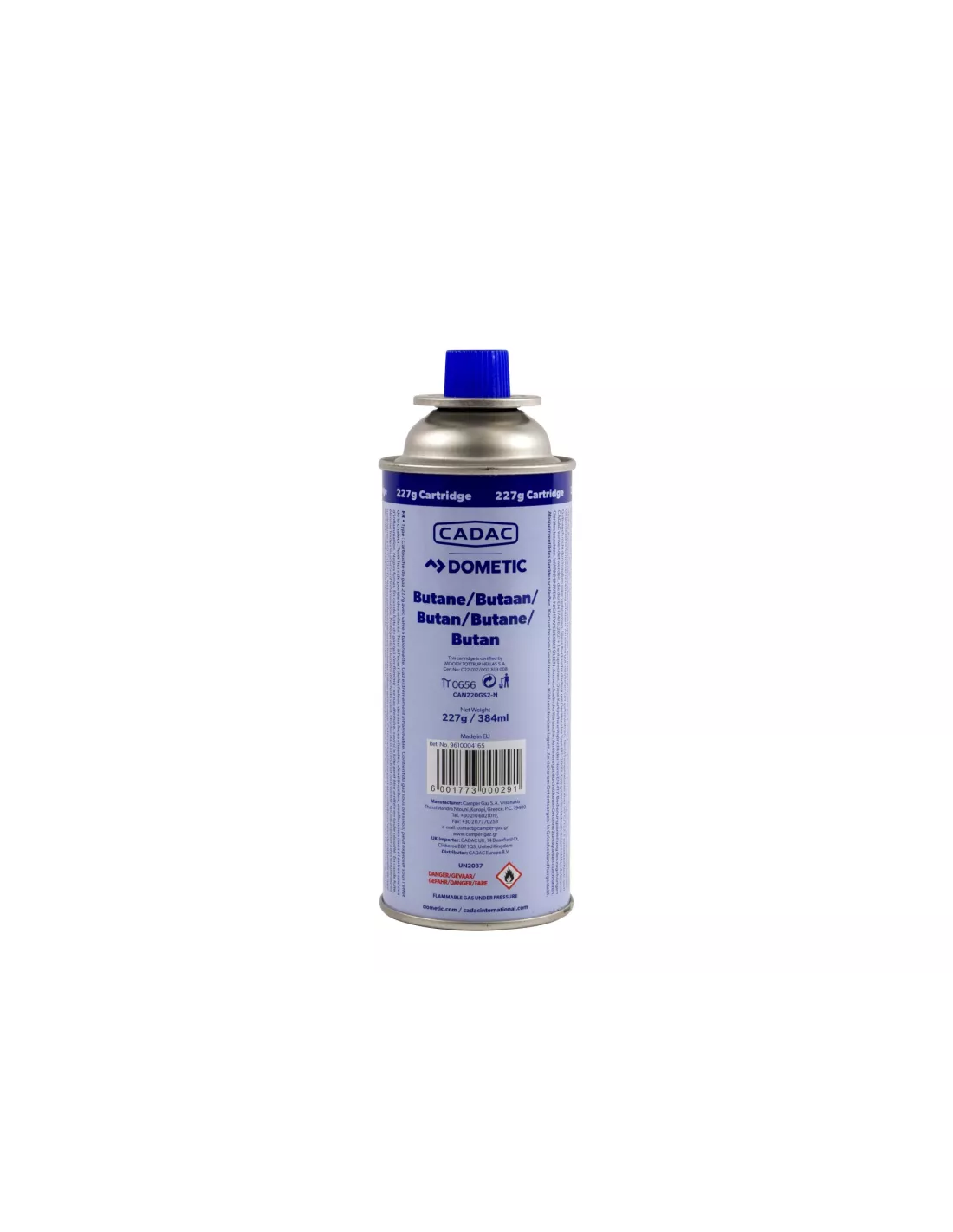 Cartouche de gaz butane Cadac 227 g à valve CADAC - accessoire 4x4