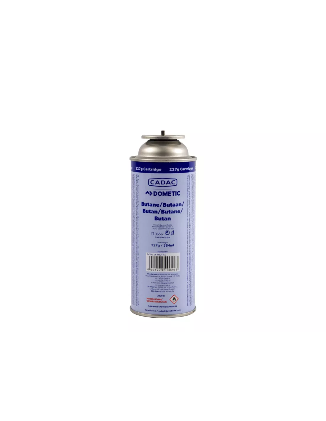 Cartouche de gaz butane Cadac 227 g à valve CADAC - accessoire 4x4