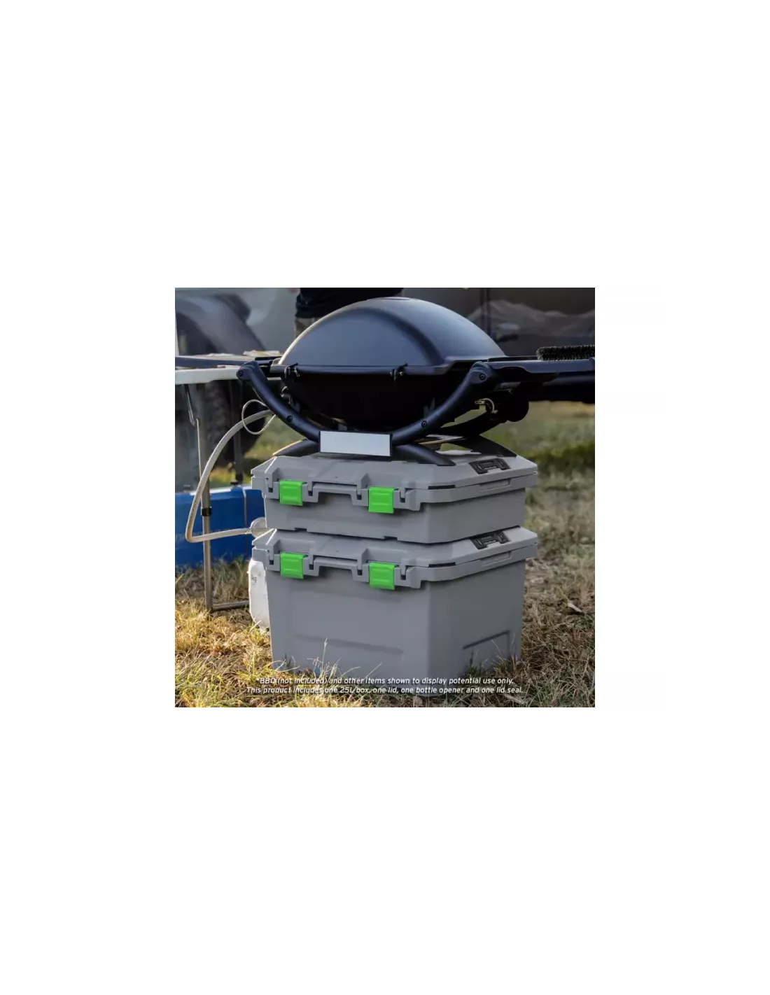Caisse overland outdoor grise Tred GT 65L TRED - accessoire 4x4